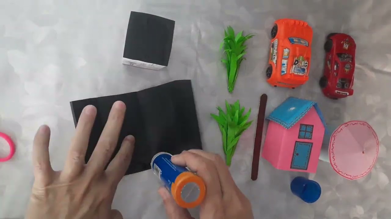 3D Model of Traffic Signal, Traffic Lights Project, Kids School Project, Easy learning for Kids