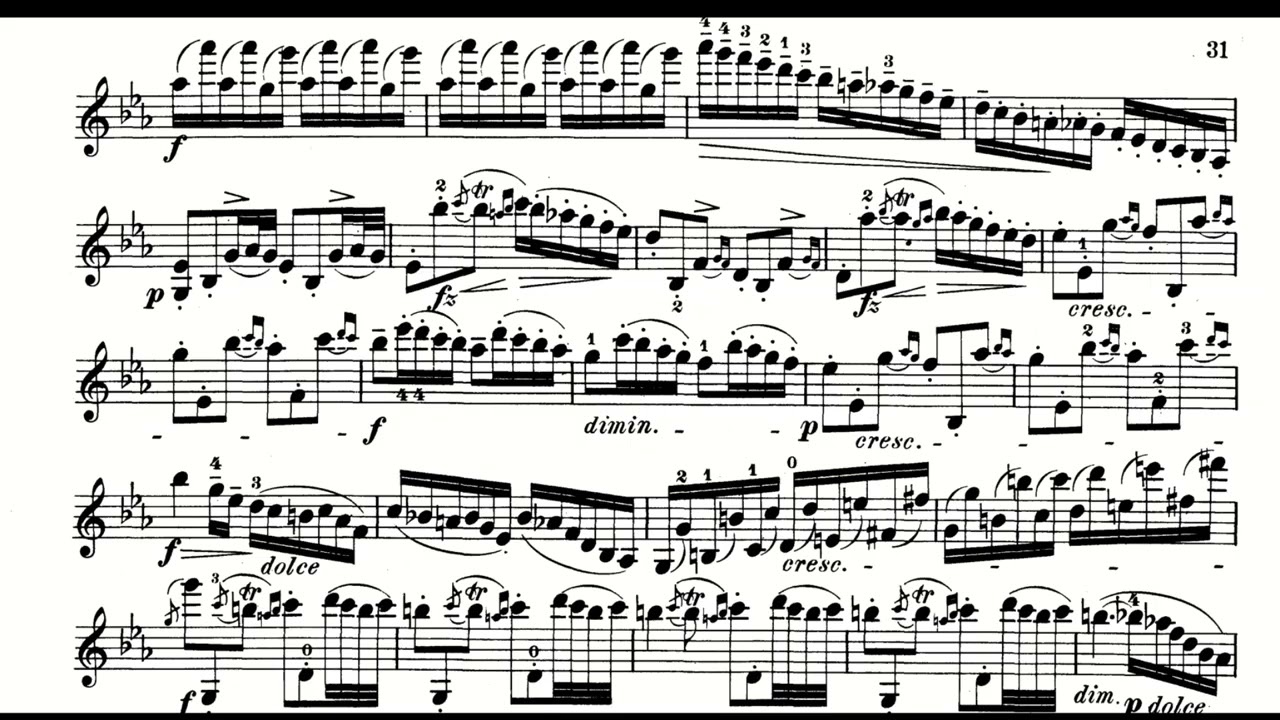 TMEA 2023-2024: Jacques Mazas - Etude No. 23 for Violin (Score)