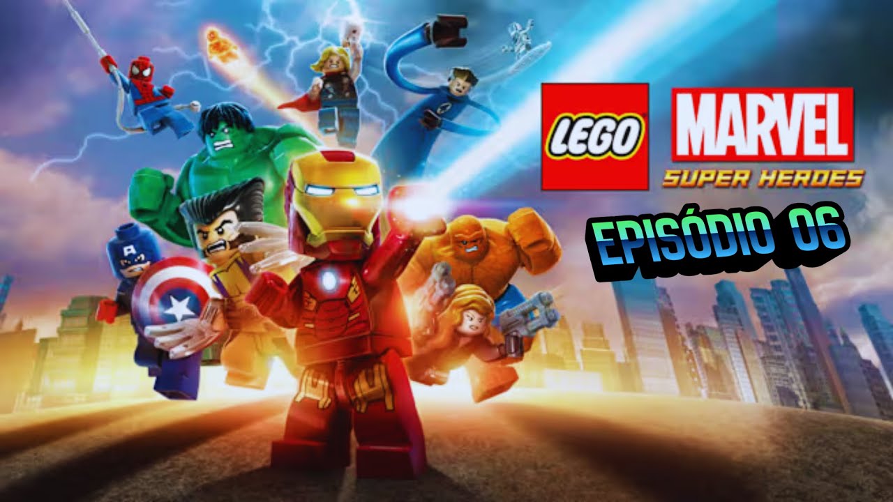 🕵️‍♀️Viúva Negra, Gavião e Capitão enfrentam o Caveira Vermelha! | FASE 6 - LEGO Marvel Super Heroes