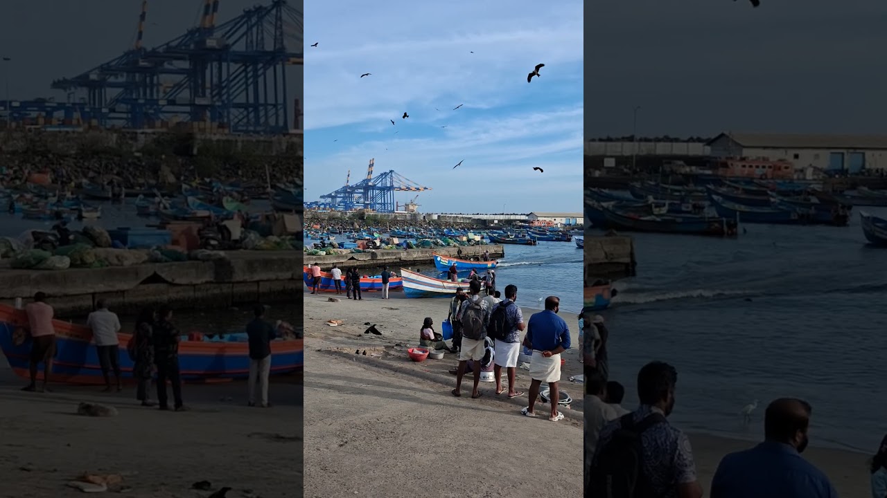 The Vizhinjam harbour,&nbsp;located near Thiruvananthapuram in Kerala,