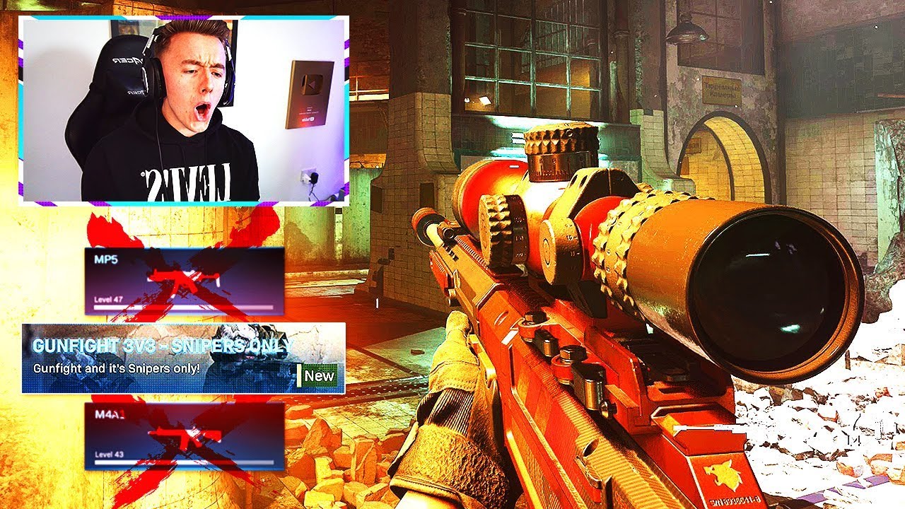 New SNIPER ONLY MODE in Modern Warfare... gg