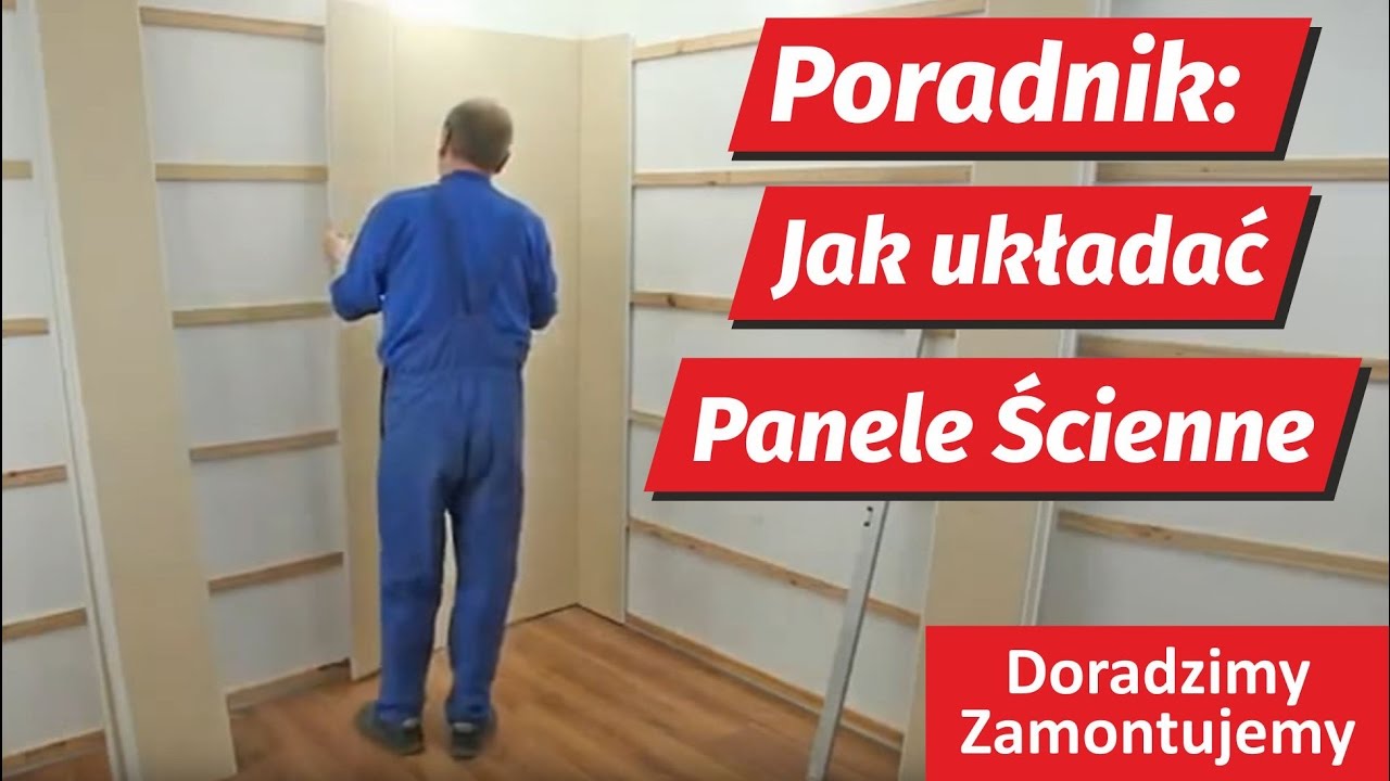 Poradnik montażowy. Panele ścienne jak montować pokazuje fachowiec Vox remont