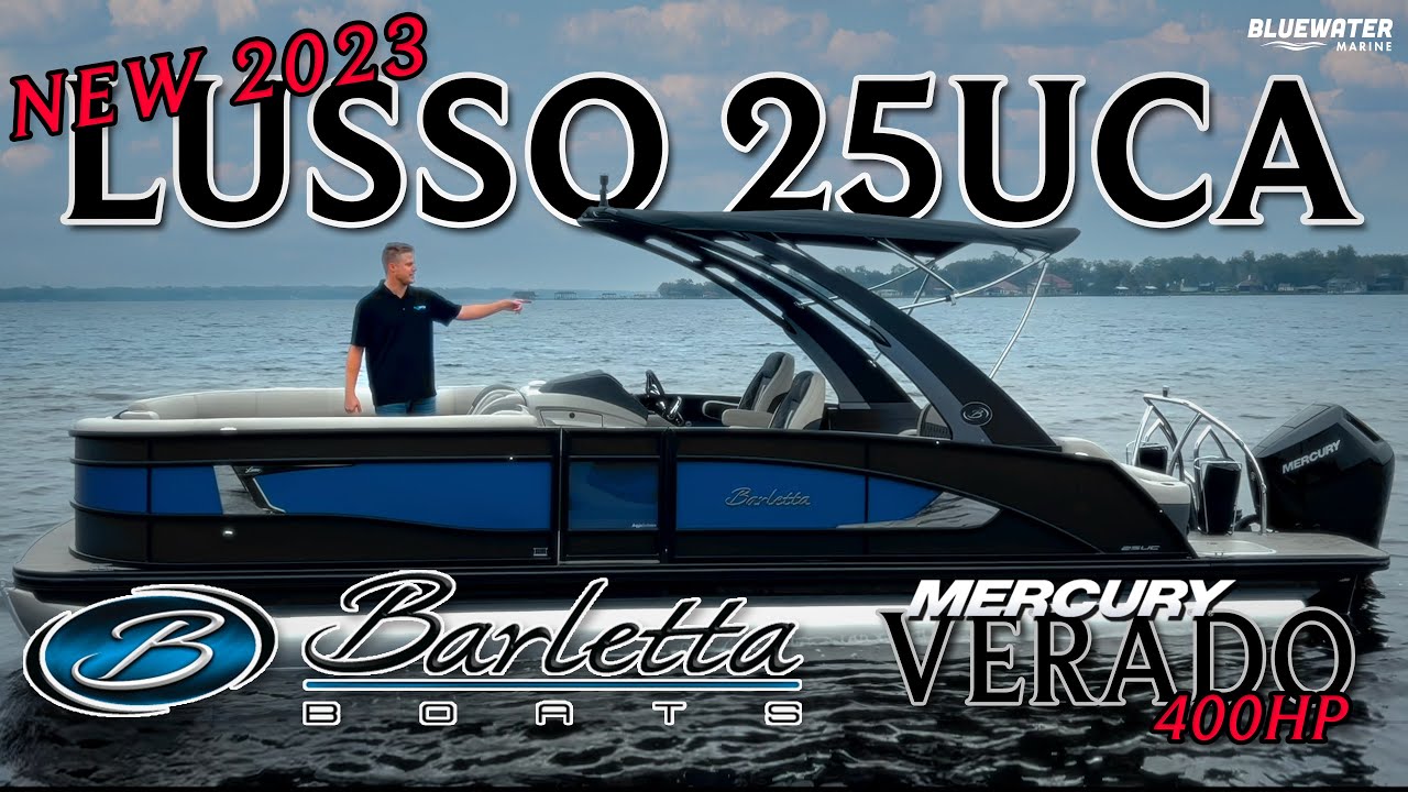 2023 Barletta Lusso 25UCA Walkthrough - featuring the V10 Mercury VERADO at Bluewater Marine