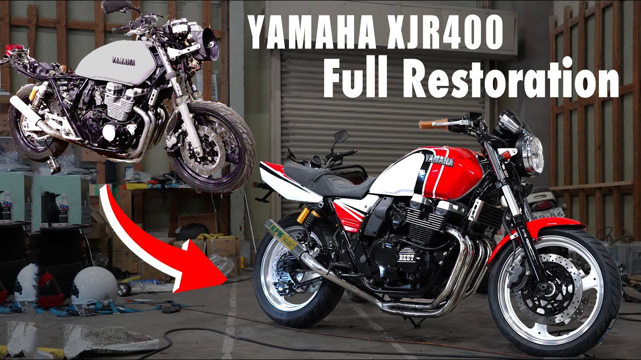 Полная реставрация мотоцикла, который сломался 21 год назад | Yamaha XJR400