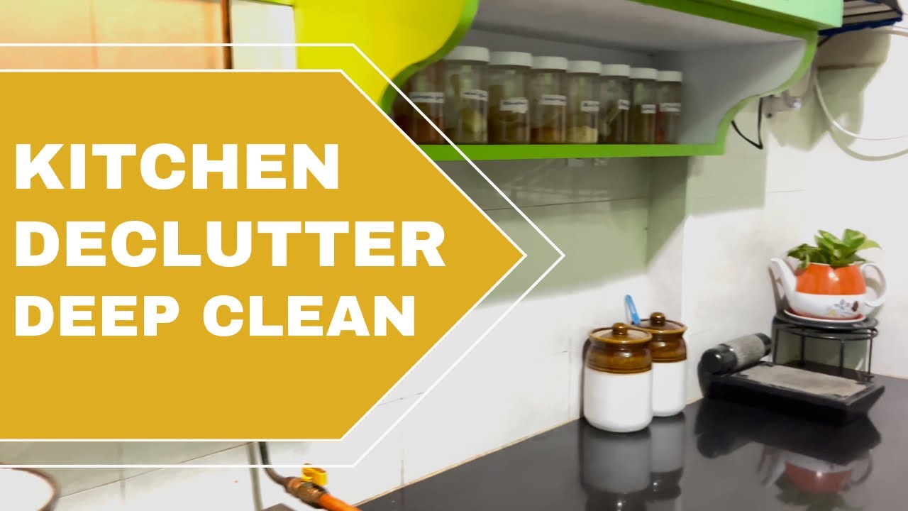 தமிழில் Kitchen DECLUTTER & DEEP CLEAN
