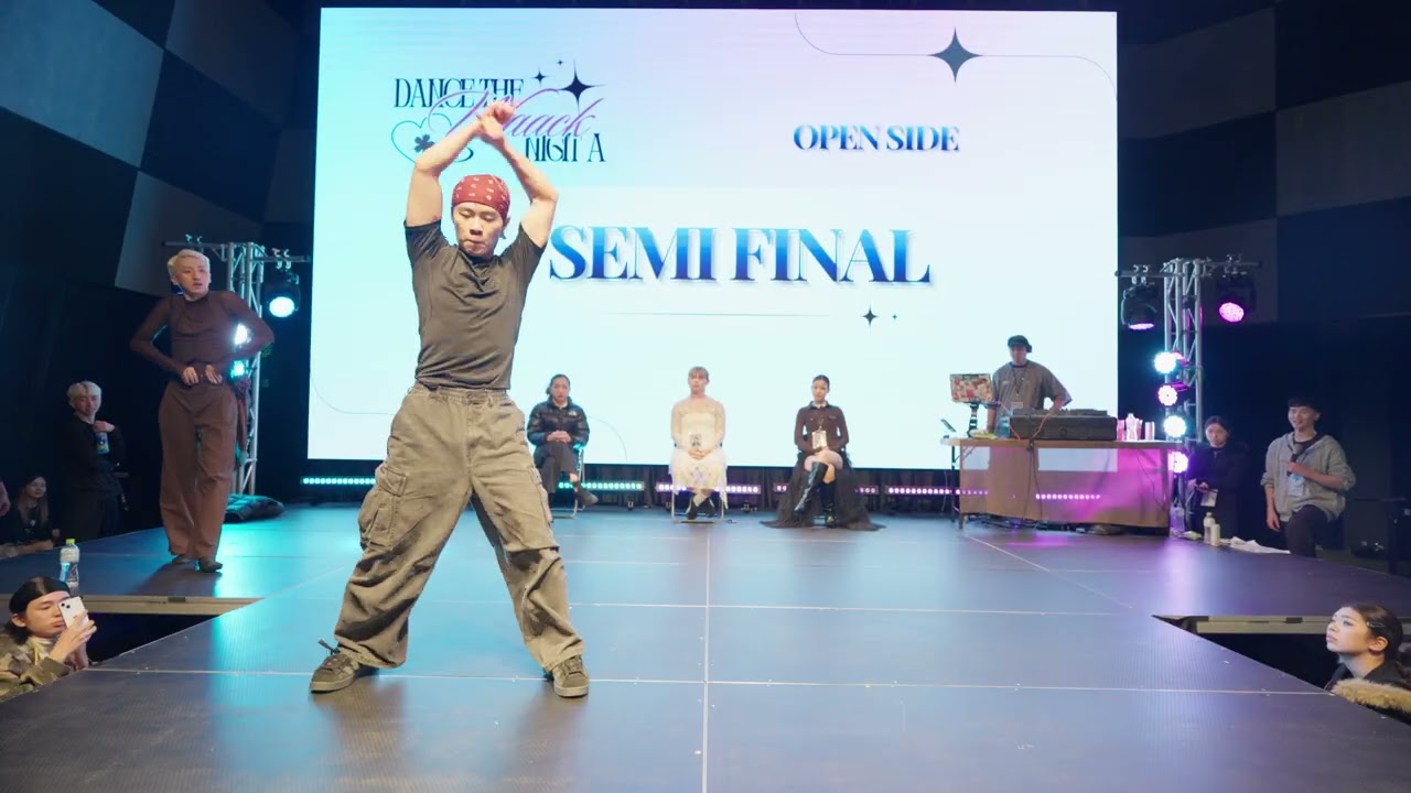 Dance the night a waack vol.1開放組4強 Jun Chen vs Yao