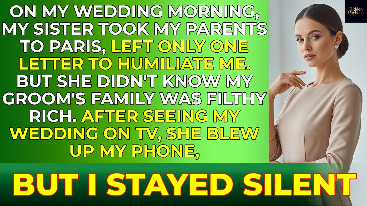 My Sister Left for Paris Trip on My Wedding! But She Had No Idea About My Millionaire Fiancé!