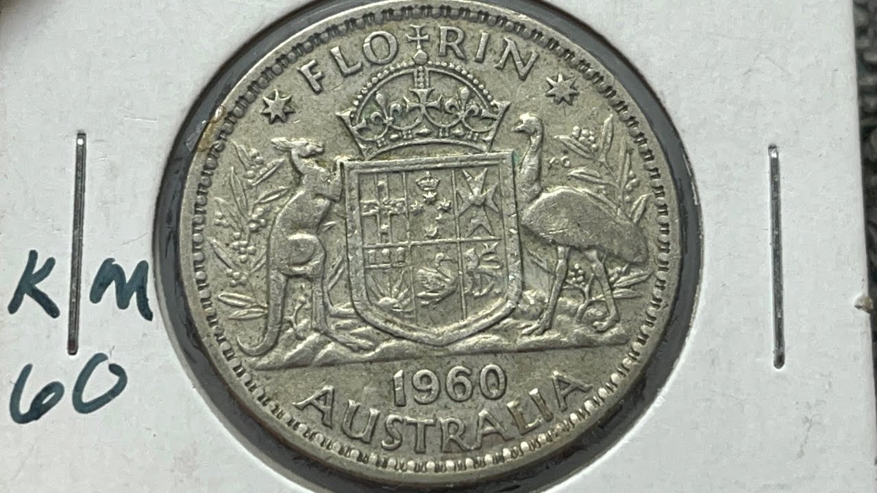 1960 Australia Florin Coin &bull;&nbsp;Values, Information, Mintage, History, and More