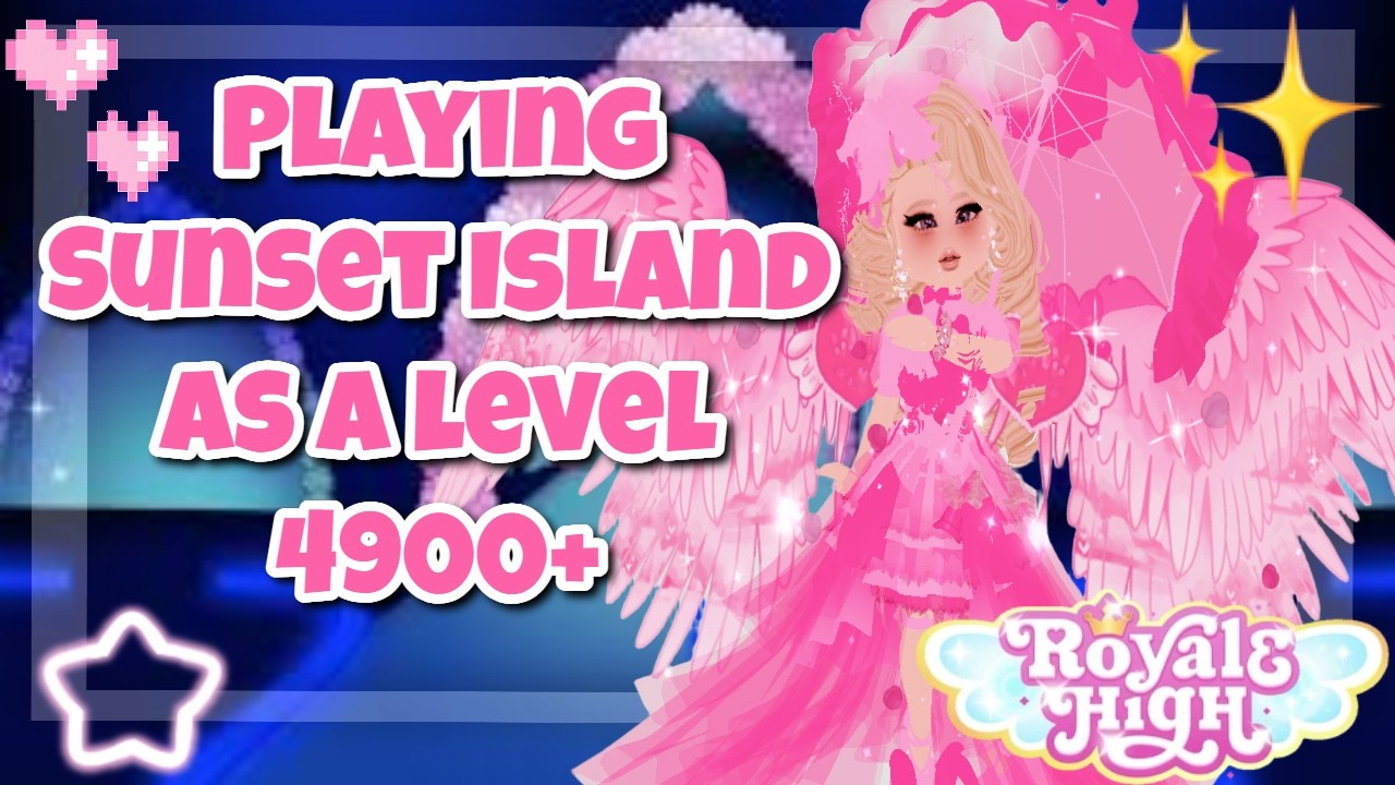 🌊Sunset island as a level 4900+ in Royale High | Roblox Royale High 💖