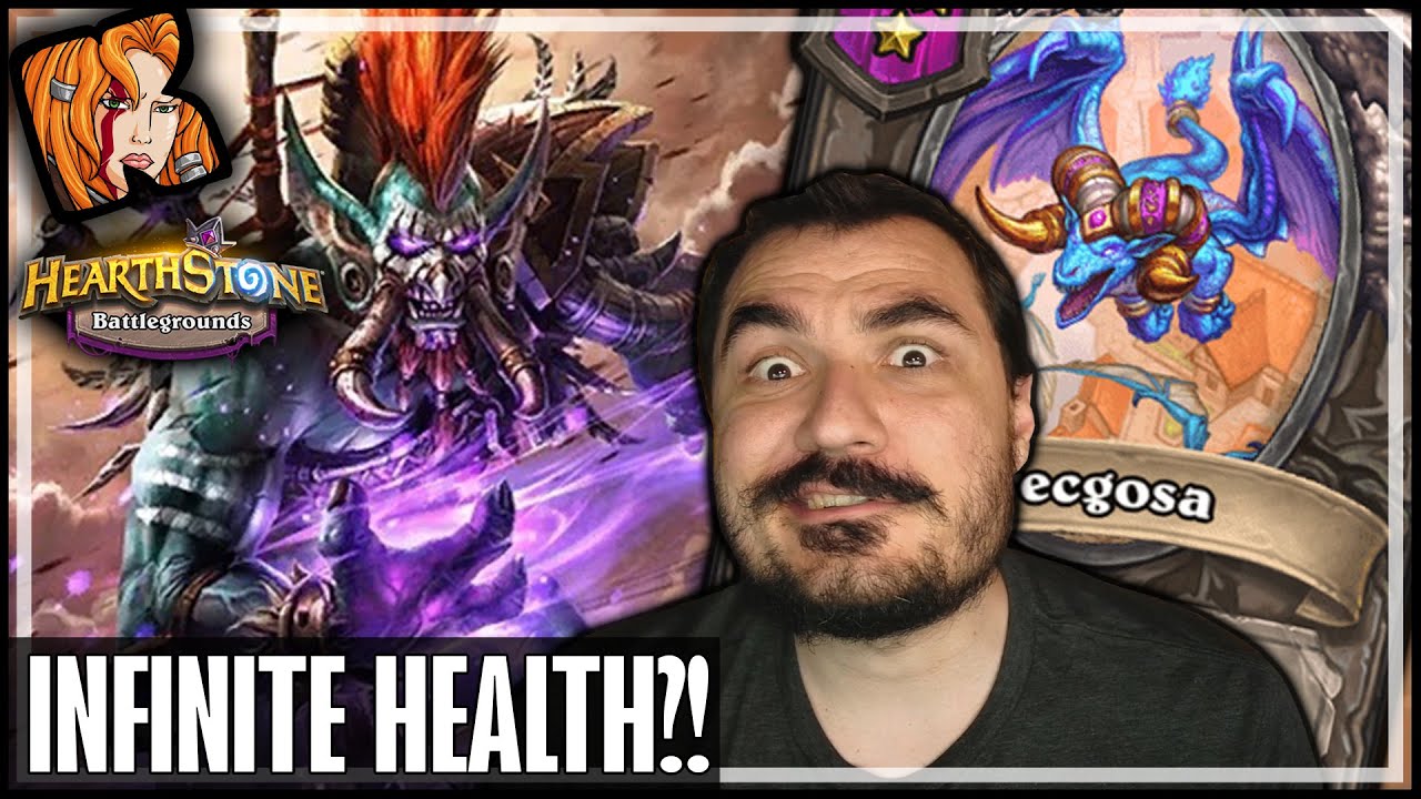 INFINITE HEALTH TARECGOSA BUILD! - Hearthstone Battlegrounds