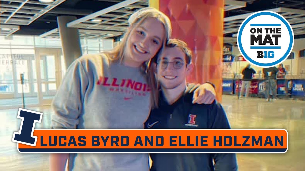 Spotlighting Lucas Byrd and Ellie Holzman | Illinois Wrestling | On The Mat