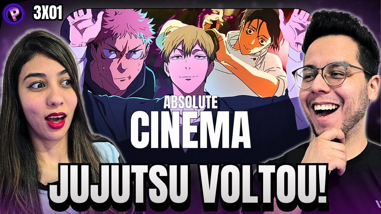 ITADORI VS YUTA! JUJUTSU VOLTOU! REACT JUJUTSU 3 TEMPORADA EP 01