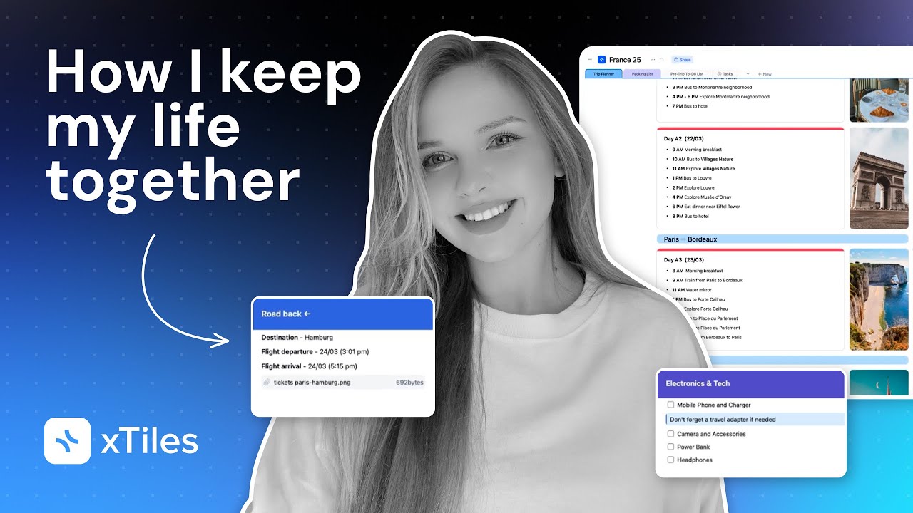 How I Keep My Life, Work, and Projects Organized | xTiles Tour 2025