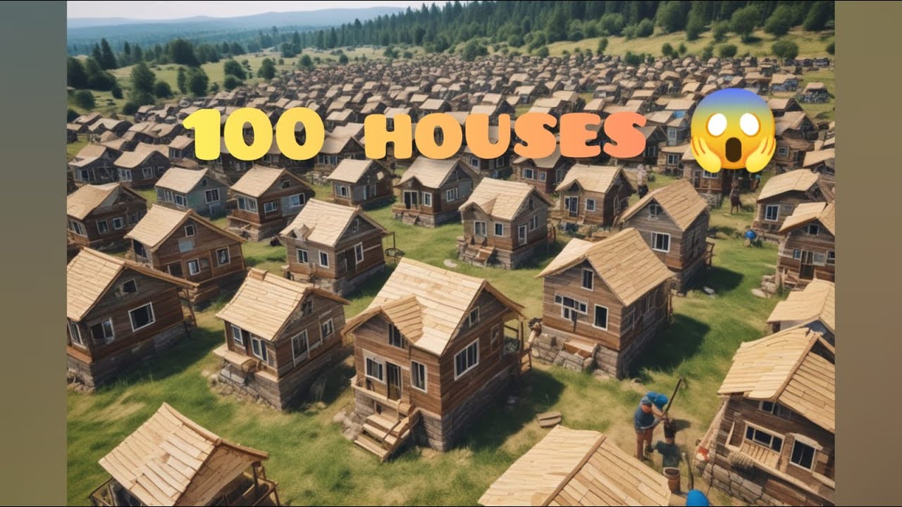I Built 100 Houses And Gave Them Away!