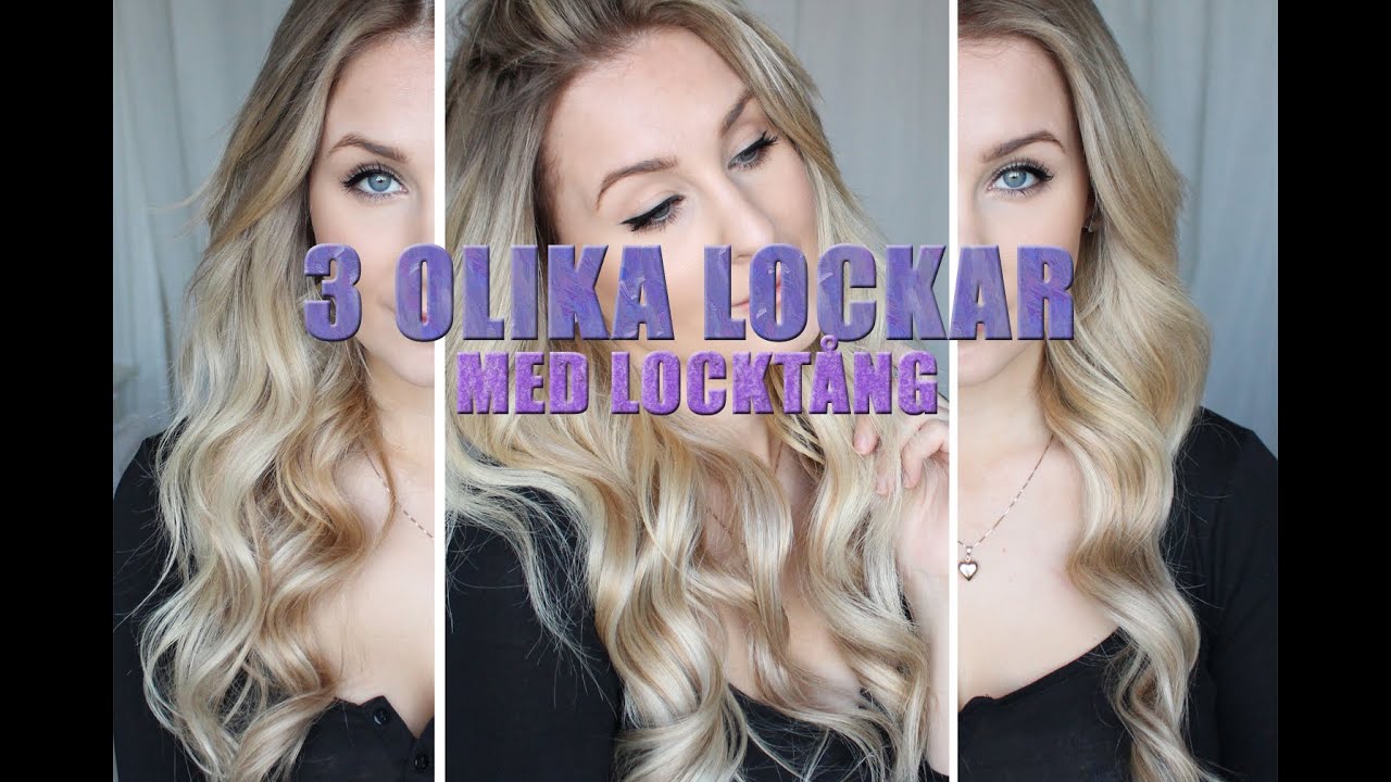 3 OLIKA LOCKAR MED LOCKTÅNG