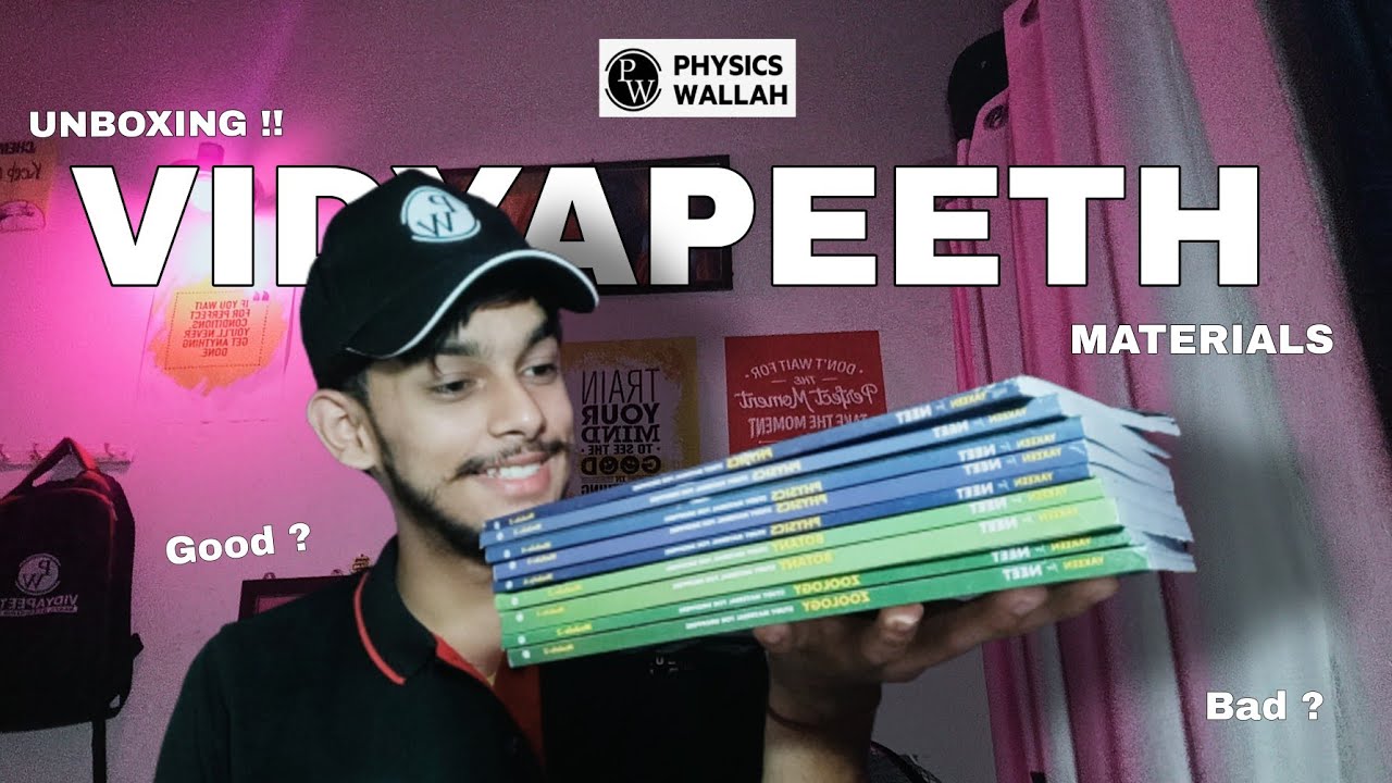 PW Vidyapeeth Welcome kit UNBOXING 📚😍 | PW Chandigarh |❤️| Neet2024 @PhysicsWallah @VidyapeethPW
