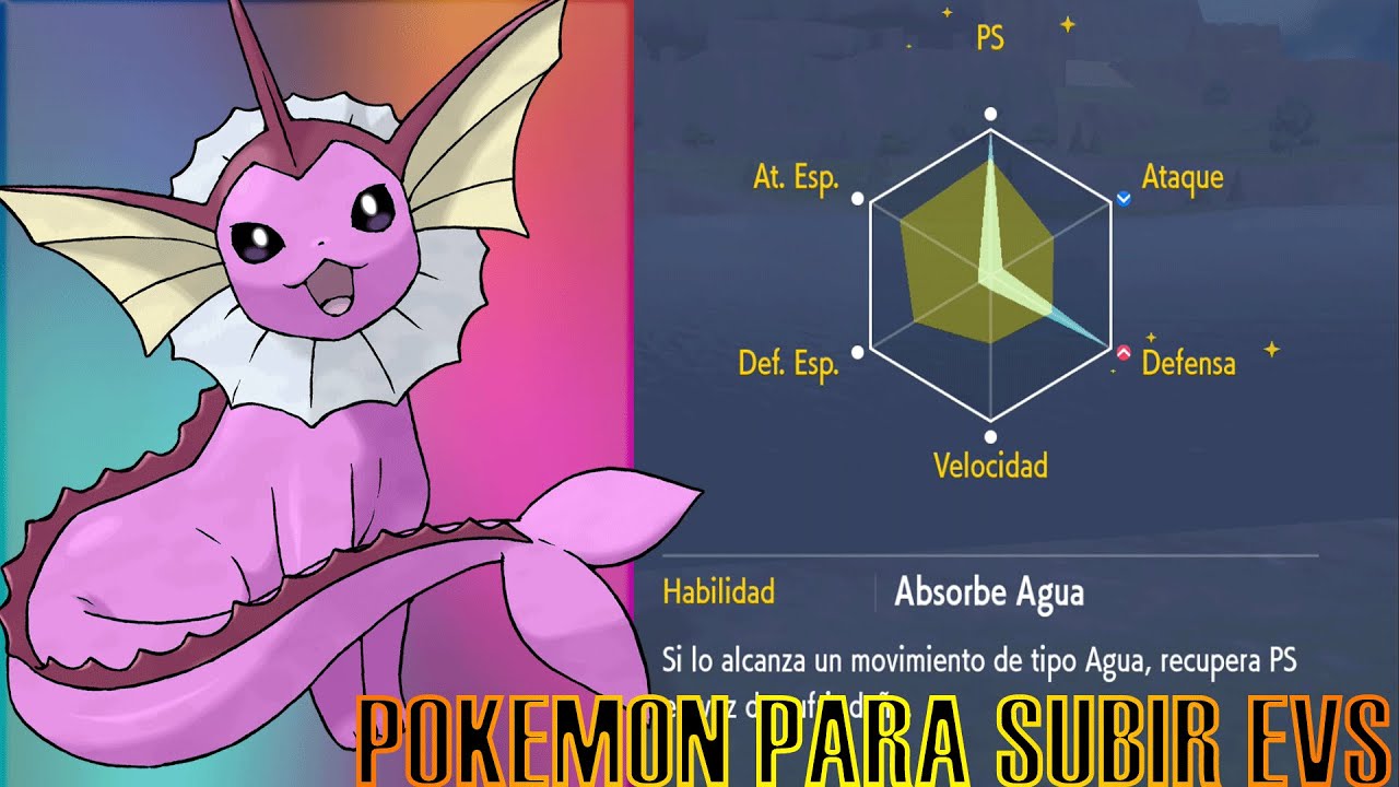 Pokemon para subir los EVS En Escarlata y Purpura