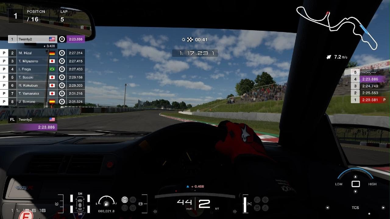 🏁Gt7/New Power Pack/90's Civic Hatch Race/Suzuka 