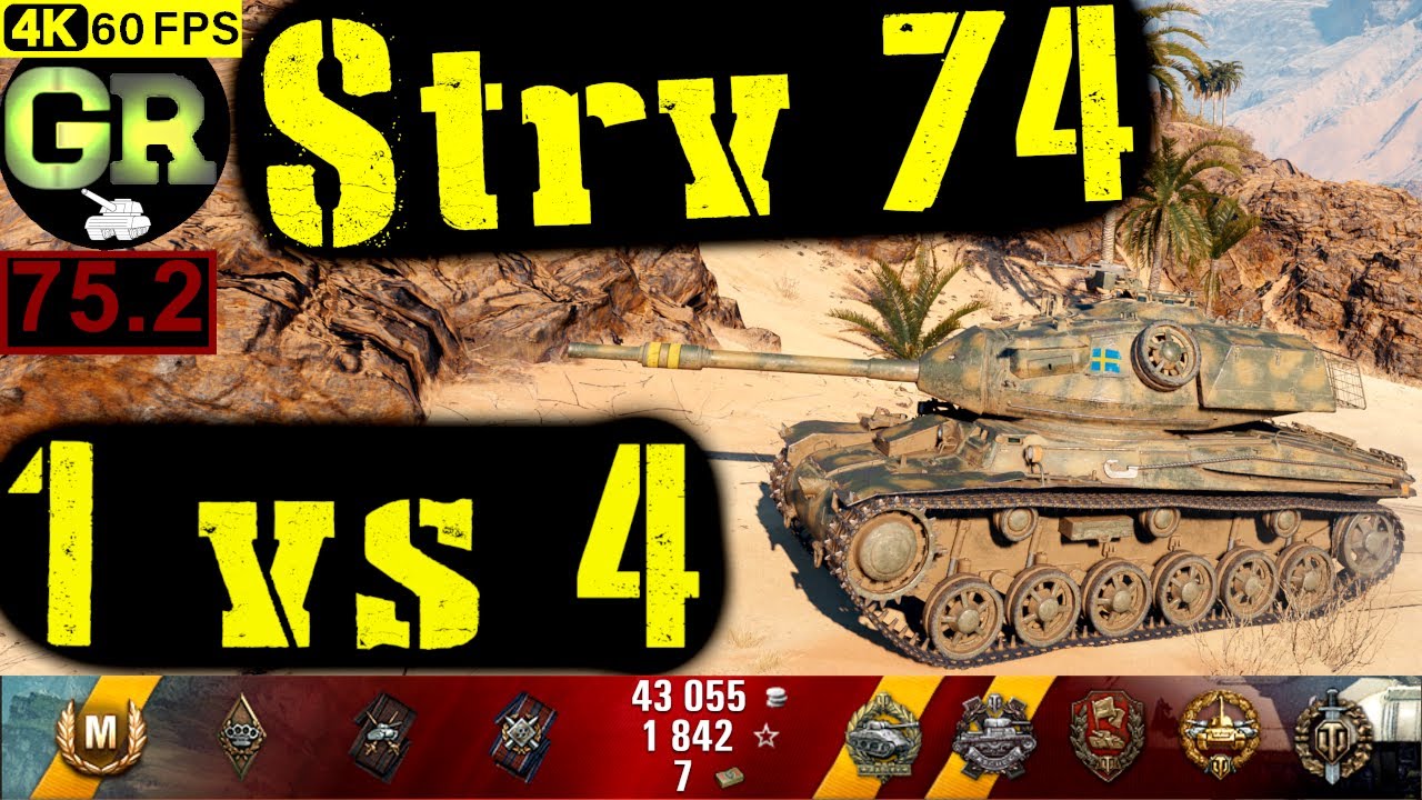 75_World of Tanks Strv 74 WoT Replay - 9 Kills 2.5K DMG(Patch 1.4.0)