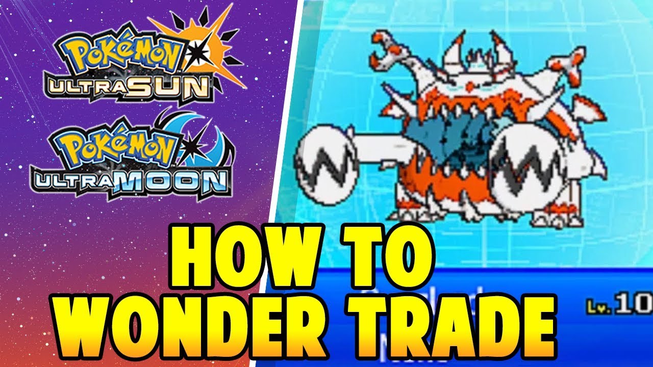 How to Wonder Trade in Pokemon Ultra Sun and Ultra Moon - Ultra Sun Ultra Moon Wonder Trade Tutorial