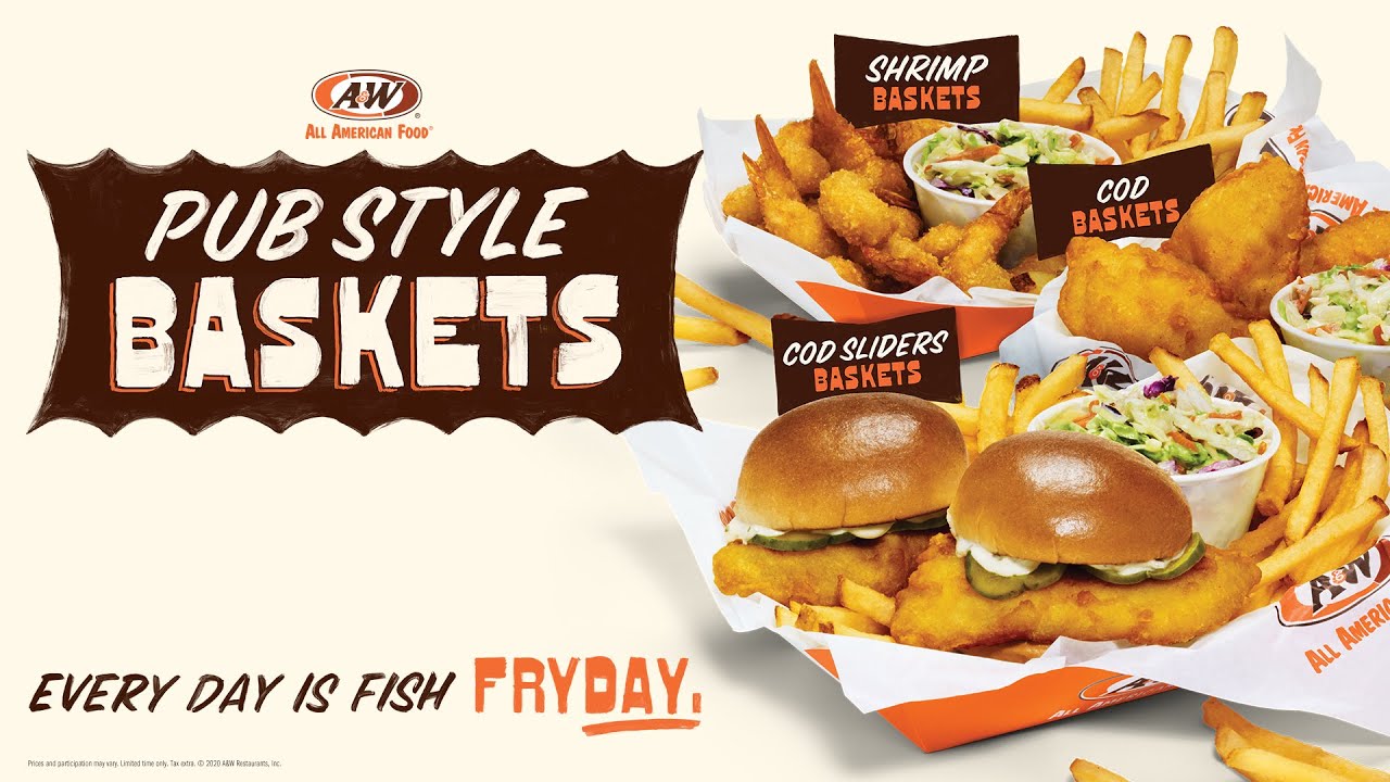 Pub Style Baskets | A&W Restaurants