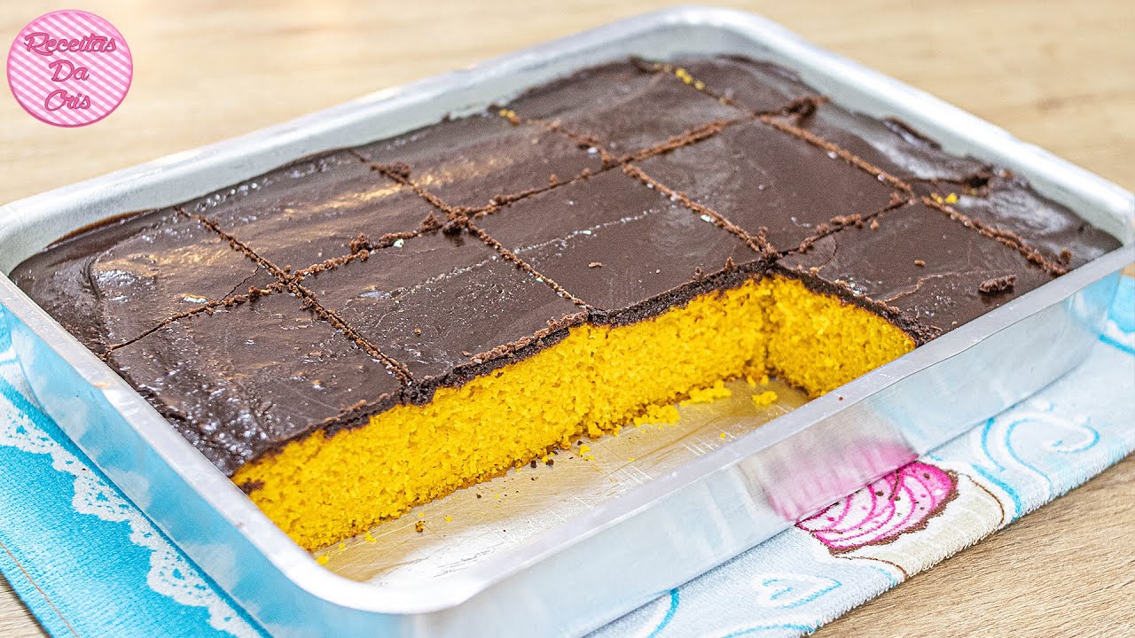 MELHOR BOLO DE CENOURA DA VIDA !!! FOFINHO COM COBERTURA DURINHA SUPER FÁCIL | RECEITAS DA CRIS