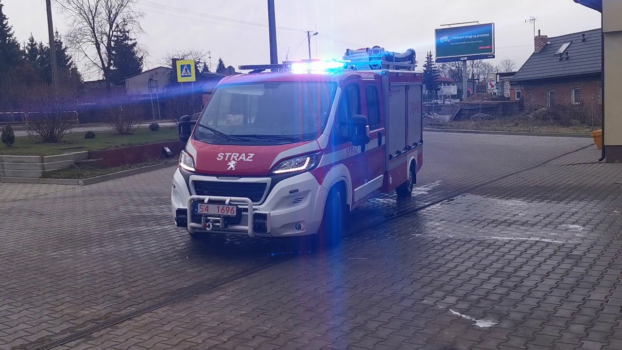 Pokaz sygnalizacji świetlno-dźwiękowej nowego 319[P]42 OSP Kobylnica