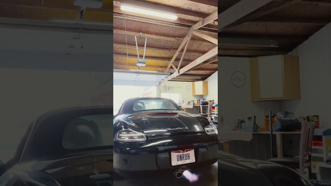 2001 Porsche 986 Cold Start Borla Exhaust