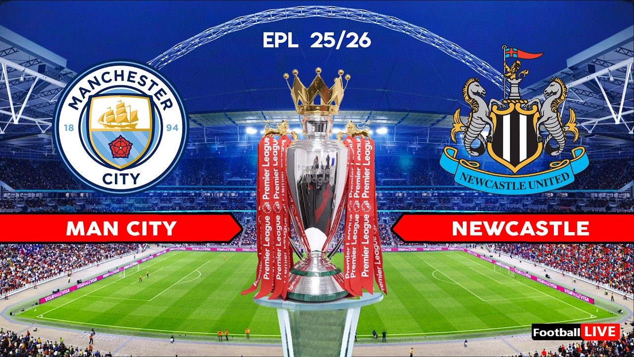 MANCHESTER CITY vs NEWCASTLE - Premier League 25/26 | Full Match All Goals | Simulation PES