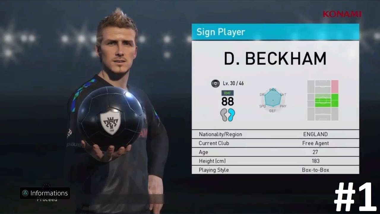 PES 2018 MyClub | David Beckham Agent 100k GP spin #1