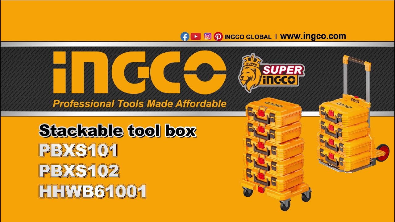 Τροχήλατη Πλατφόρμα & Εργαλειοθήκες HHWB61001 PBXS101 PBXS102  Rolling board & Stackable Tool Box