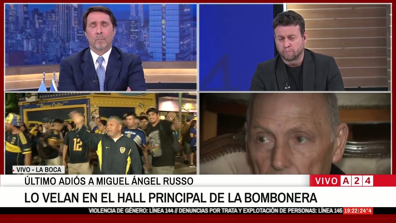 🔴EMOTIVA DESPEDIDA A MIGUEL ÁNGEL RUSSO EN LA BOMBONERA