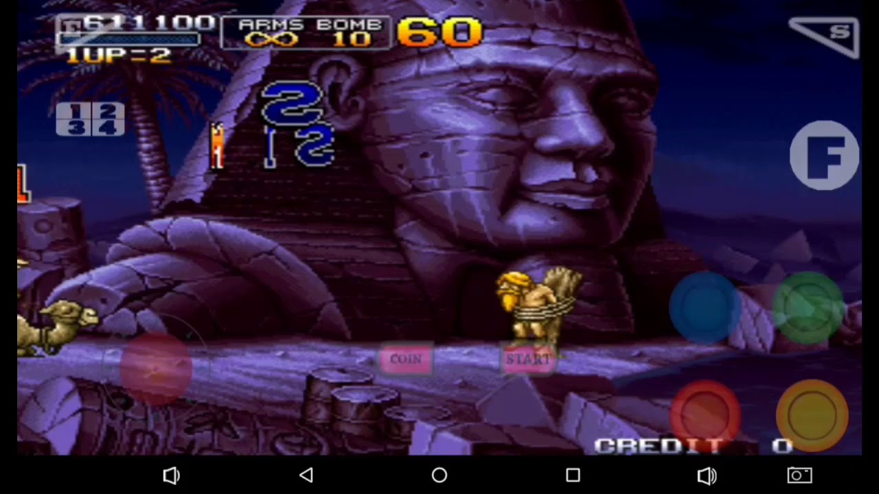 la misión del metal slug 2 con un solo pesó