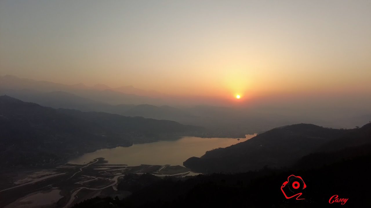 Golden Sunrise - Machhapuchhre (Fishtail Mountain)  And Fewa Lake -    Nature Relaxation Video