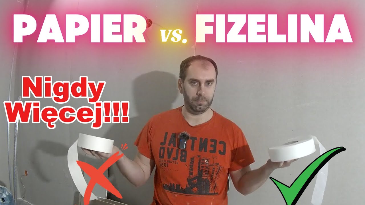 Papier do spoinowania? Uważaj !!! Czym spoinować łączenia płyt gipsowych?