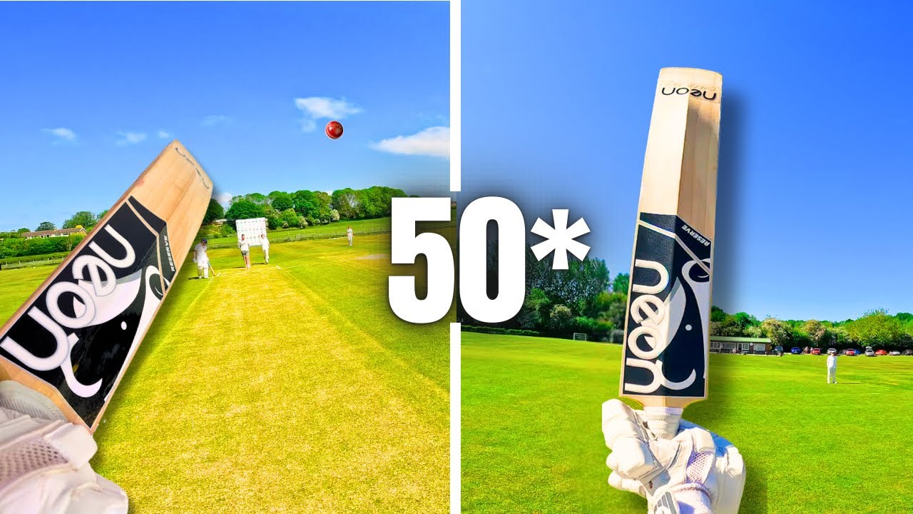 Первые 50 для моего нового клуба! GoPro Village Cricket POV...