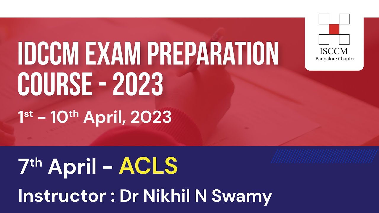 ACLS | IDCCM Exam Preparation Course - 2023