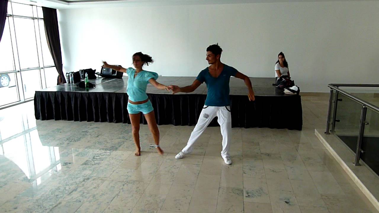 Jacky and Pauline - Dips Tricks and Lifts with music