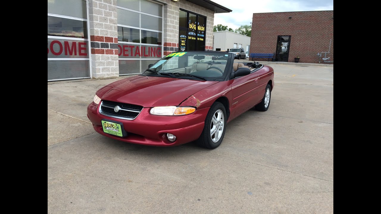 1997 Chrysler Sebring Convertible - SOLD