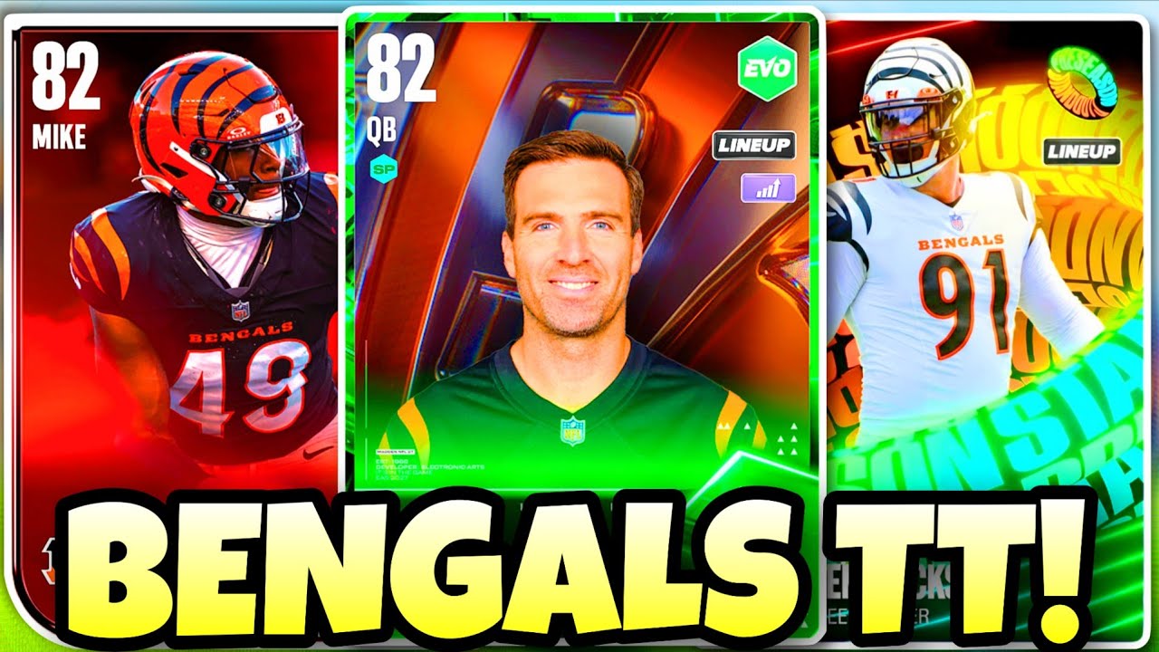 *новая* Тематическая команда CINCINNATI BENGALS НЕОСТАНОВИМА в MADDEN 27!