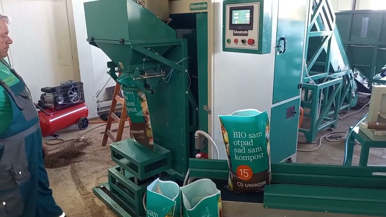 STROJ ZA PAKIRANJE KOMPOSTA - TEHNOTRADE d.o.o.