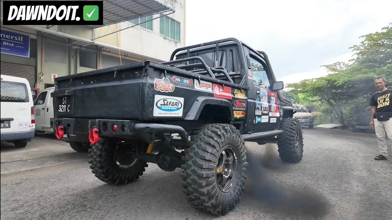 ISUZU ENGINE ON DAIHATSU ROCKY | BORNEO SAFARI SCOUT