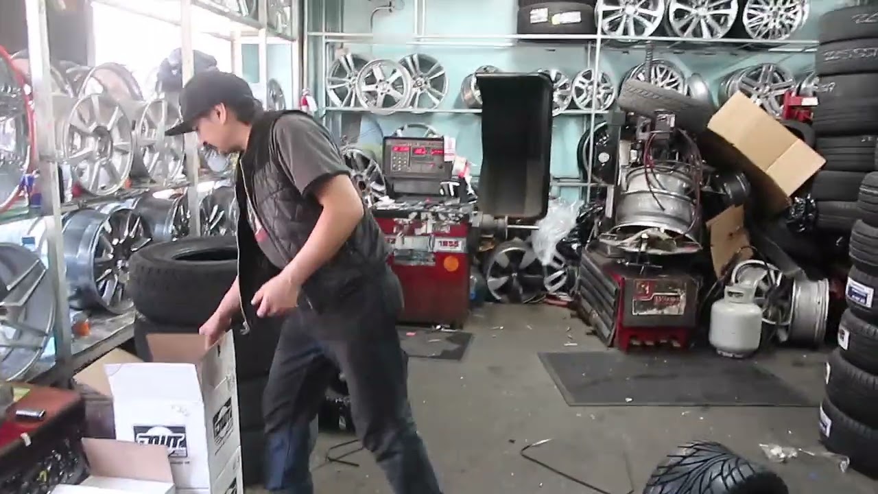 Putting DWT rims AND street Tires ON MY BANSHEE