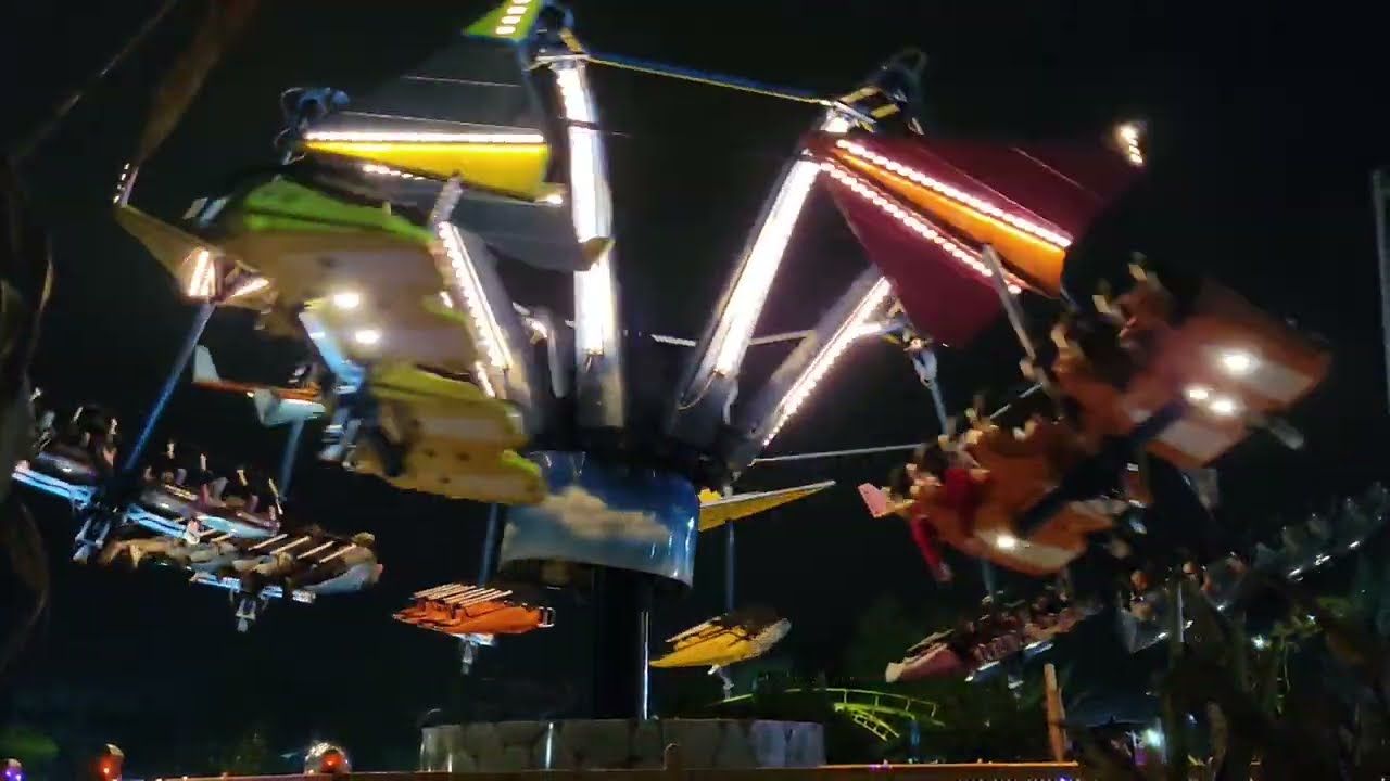 Wild Waves Theme and Water Park in Federal Way WA USA Hang Glider Ride! 10/25/24