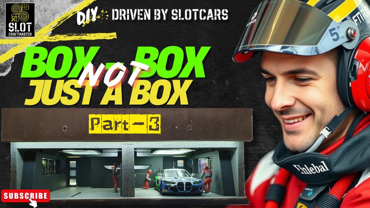 How to make an epic double garage for your Slot Car Track (Part 3)