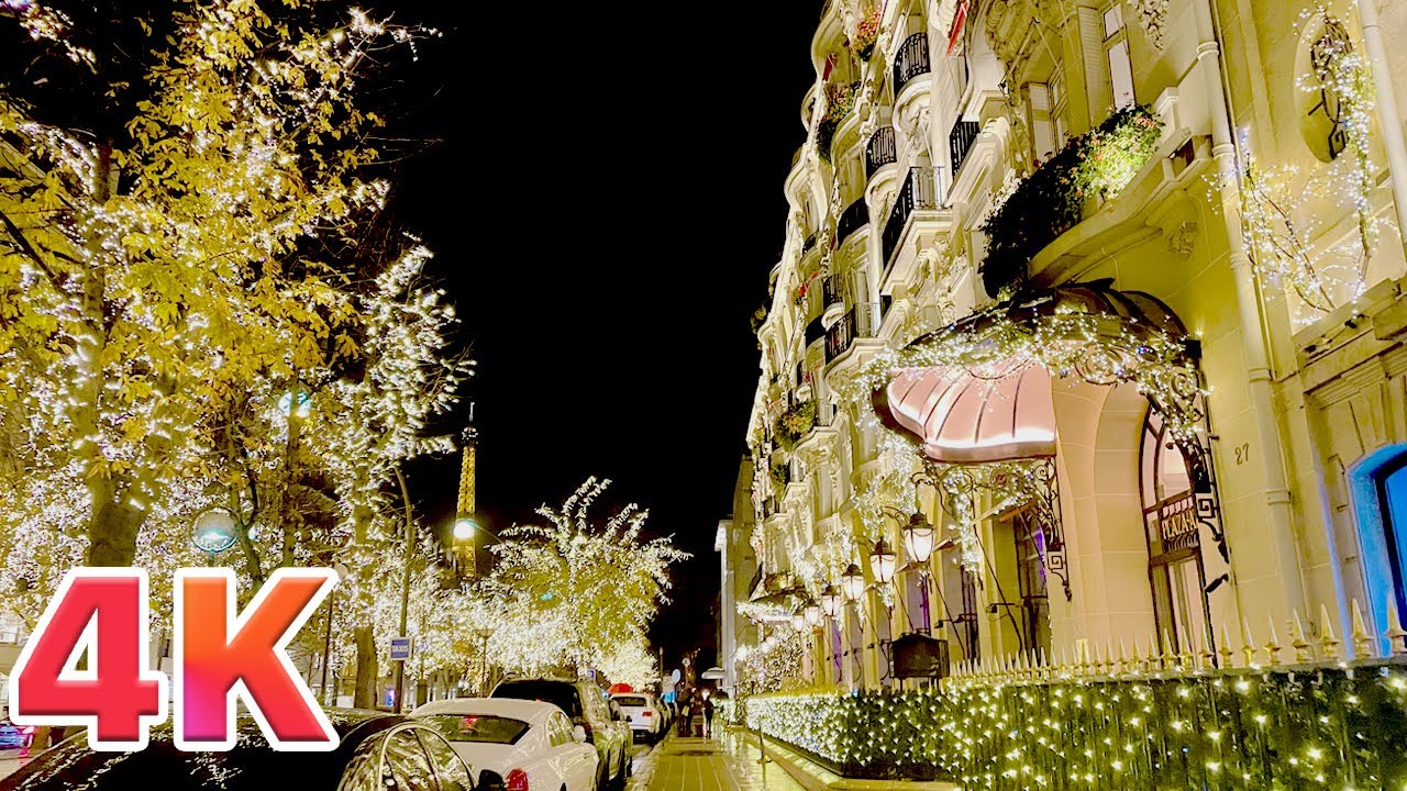 Walk in Paris during Christmas Time — Christmas Lights and Decorations 2021 #Paris 🇫🇷