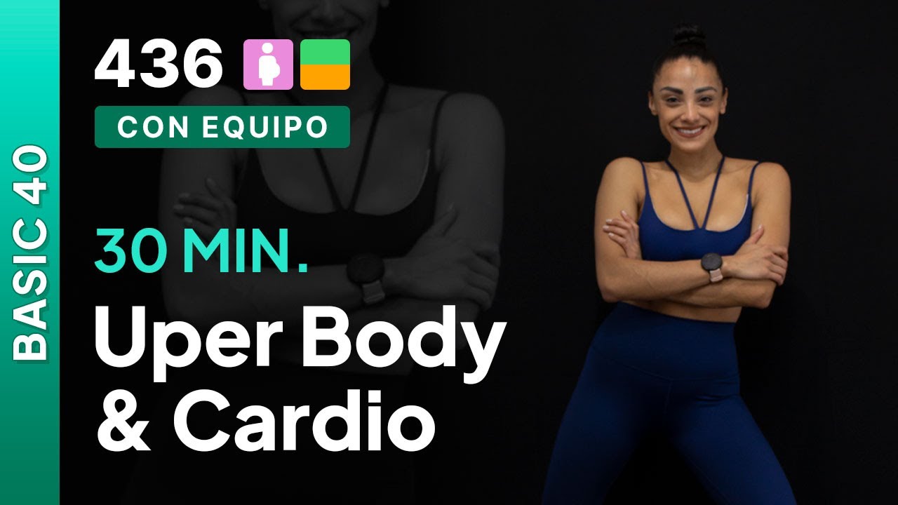 Upper body & cardio | Rutina 30 minutos | Día 16 Basic-40