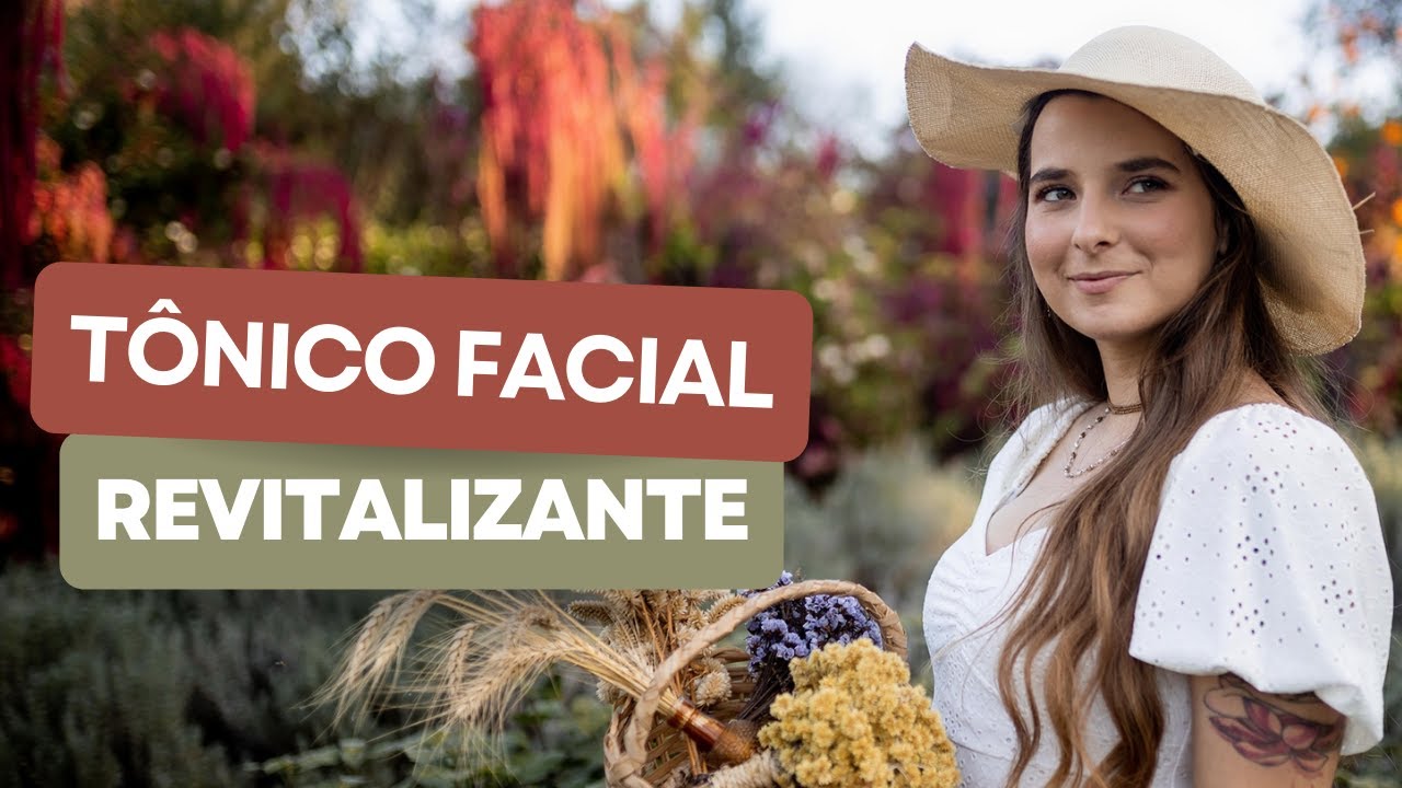 Como fazer um tônico facial revitalizante natural e vegano | Aula com receita prática