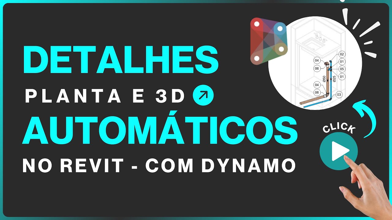 DETALHES 2D E 3D AUTOMÁTICOS no REVIT com essa ROTINA DYNAMO