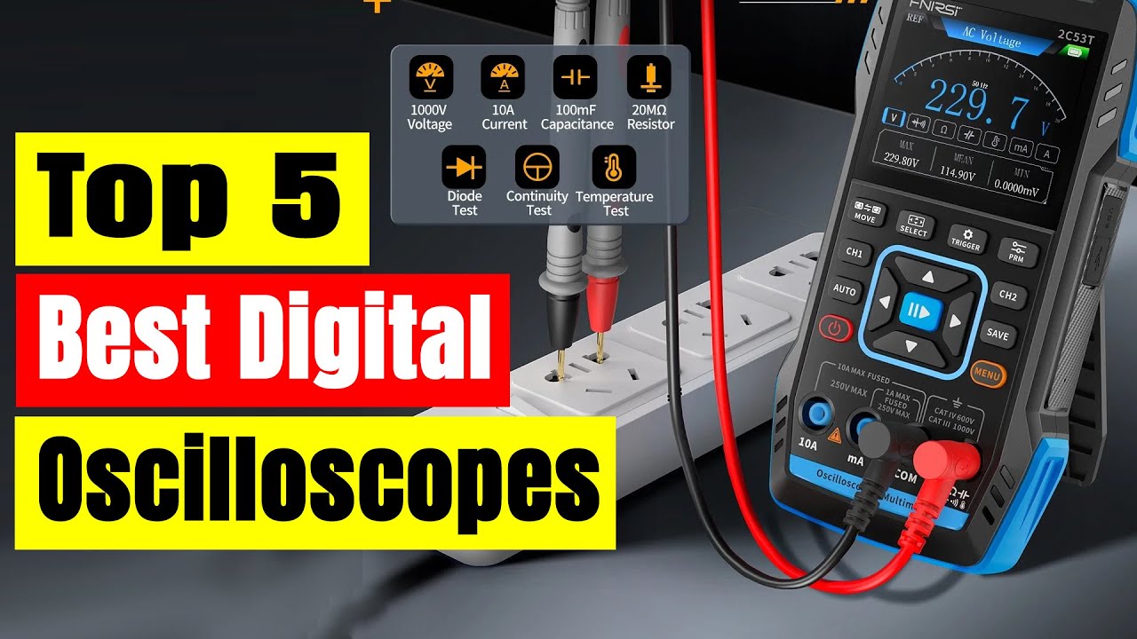 Лучшие осциллографы: 5 лучших цифровых осциллографов 2025 года